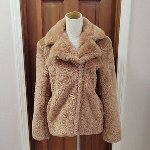 Plush Tan Teddy Jacket